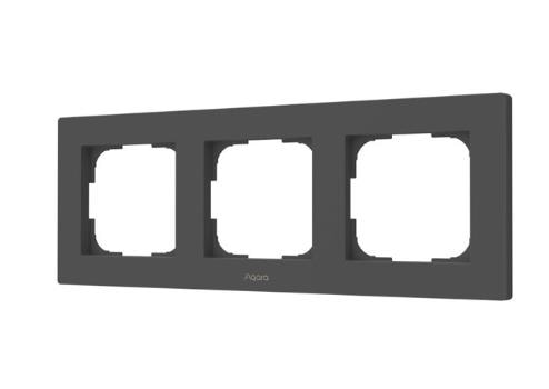 Aqara Smart Switch Frame H2 3-Gang – Gray
