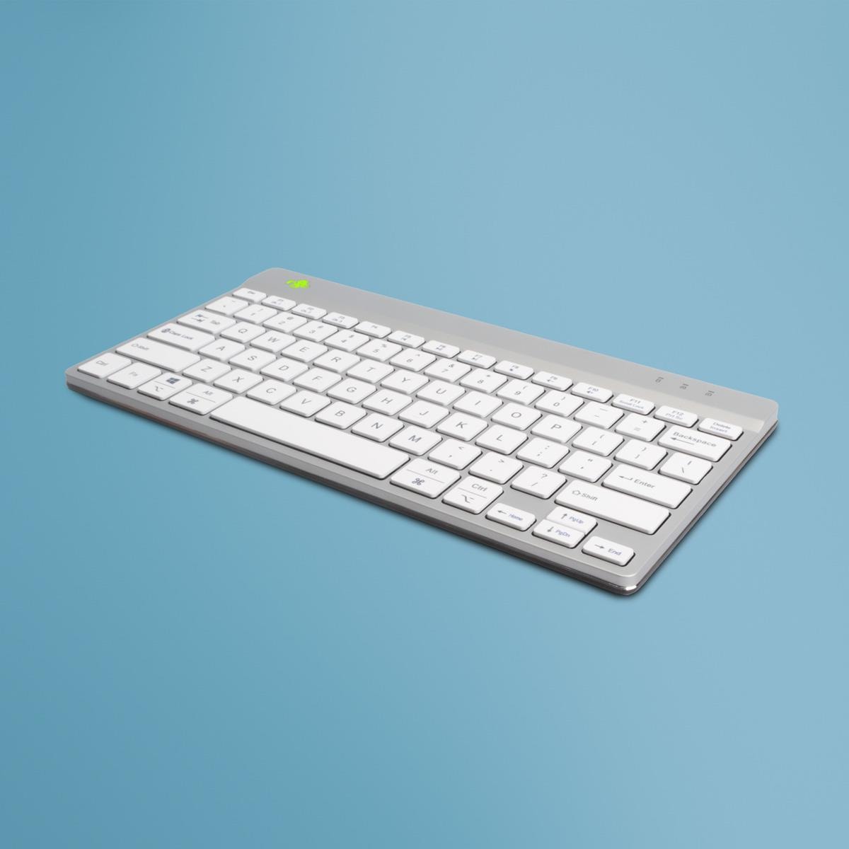 R-GO Tools Compact Wireless Keyboard - White