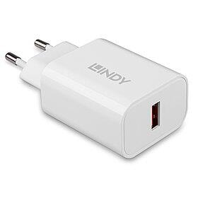 Lindy 18W Fast Wall Charger – White