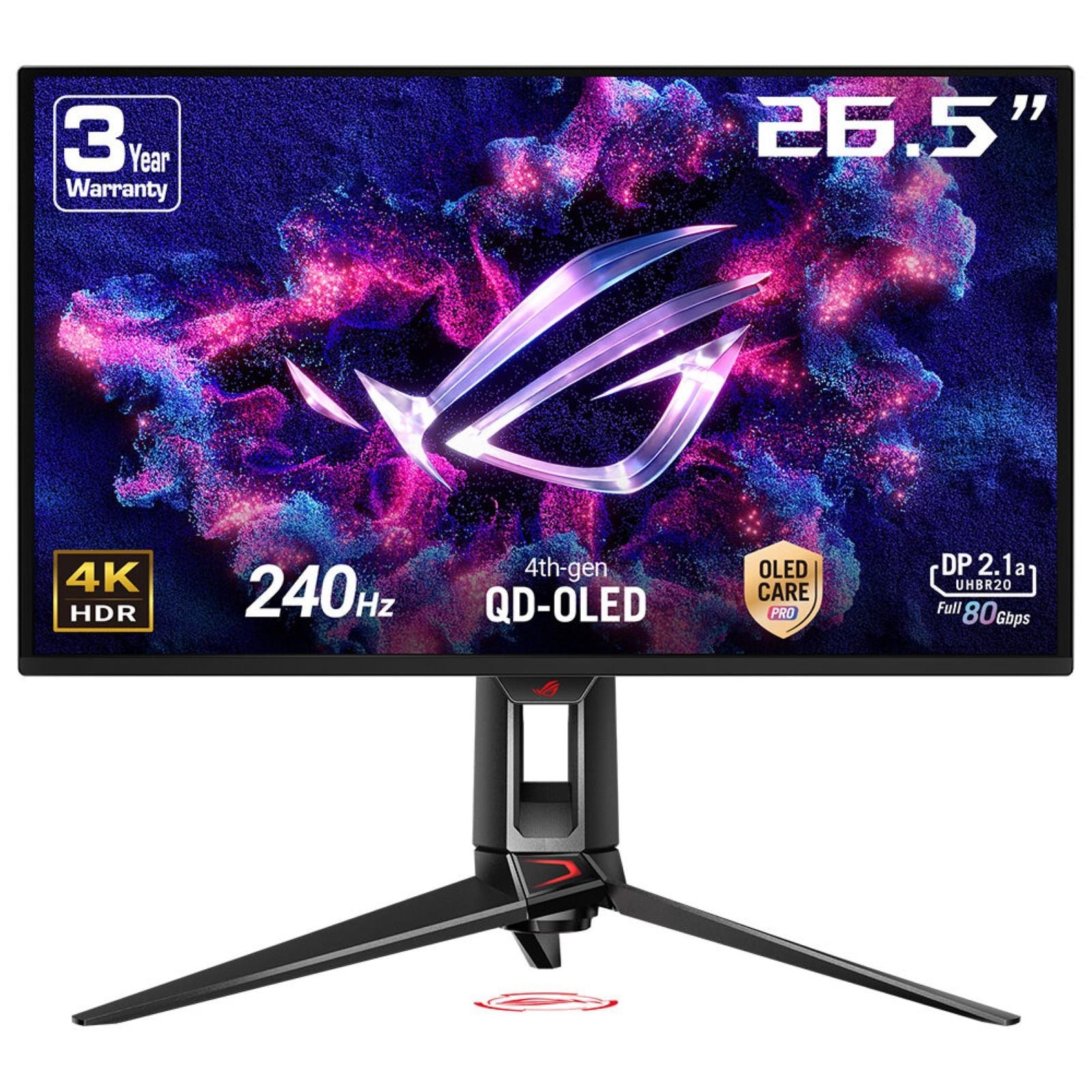 ASUS ROG Swift OLED 27" 4K 240Hz Gaming Monitor