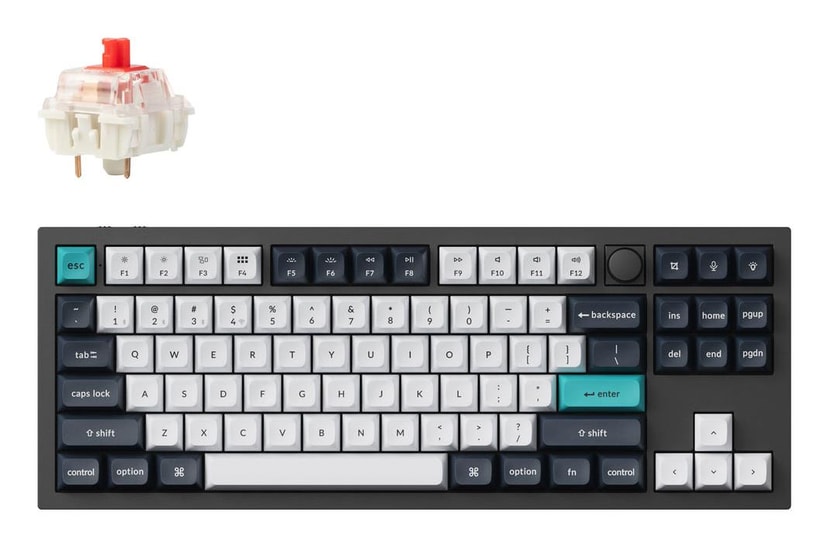 Keychron Q3 Max RGB Juhtmeta Klaviatuur – Must