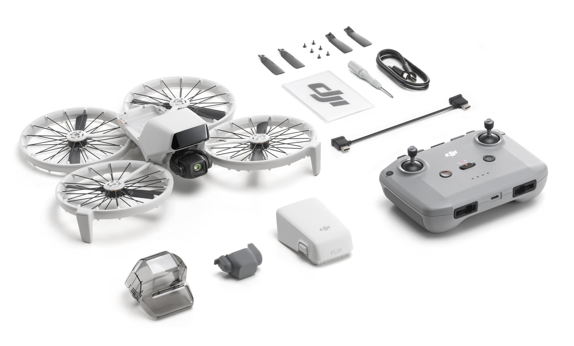 DJI Flip 4K drone must-have kergus ja 249g disain