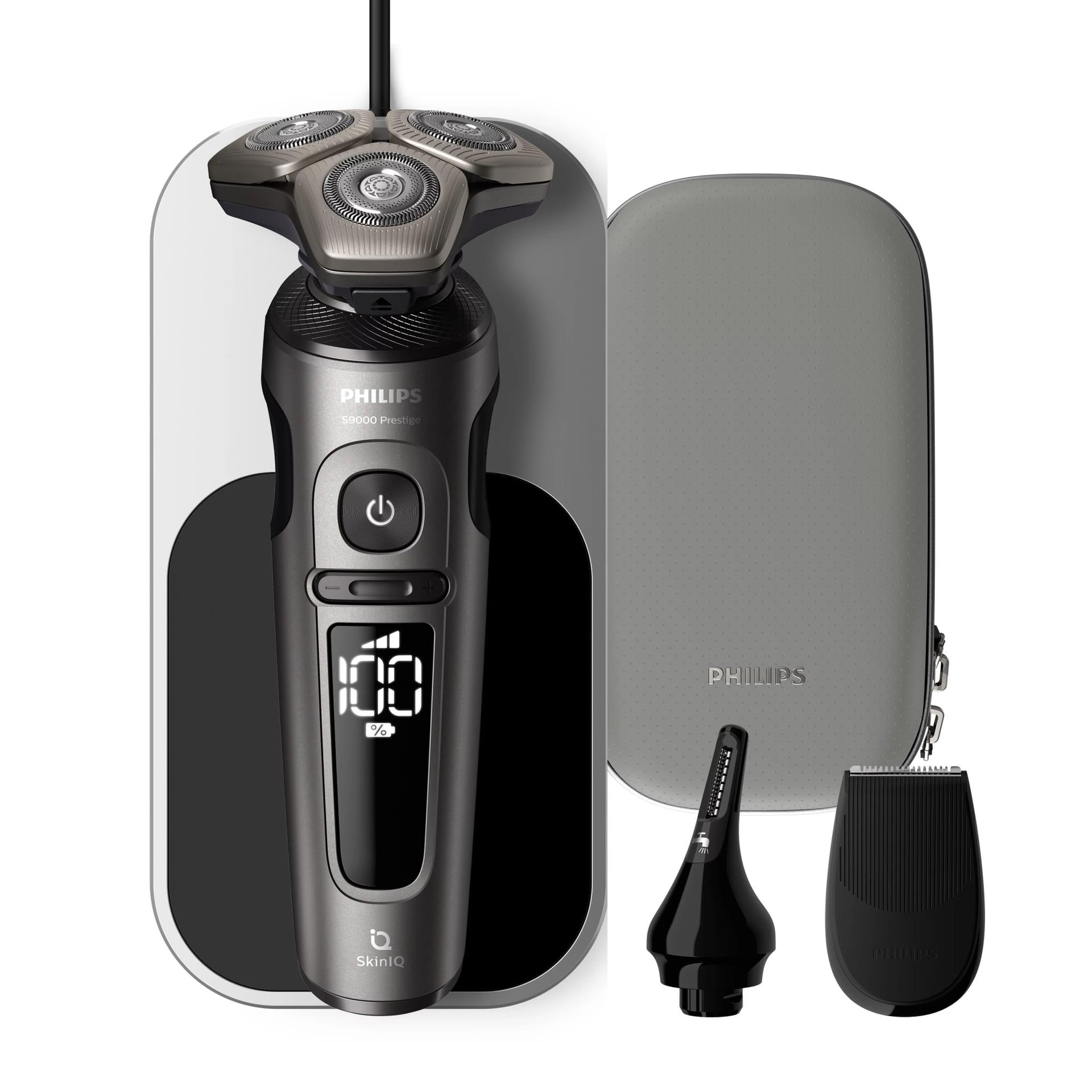 Philips SP9872 Wet & Dry Electric Shaver, 60 Min Runtime