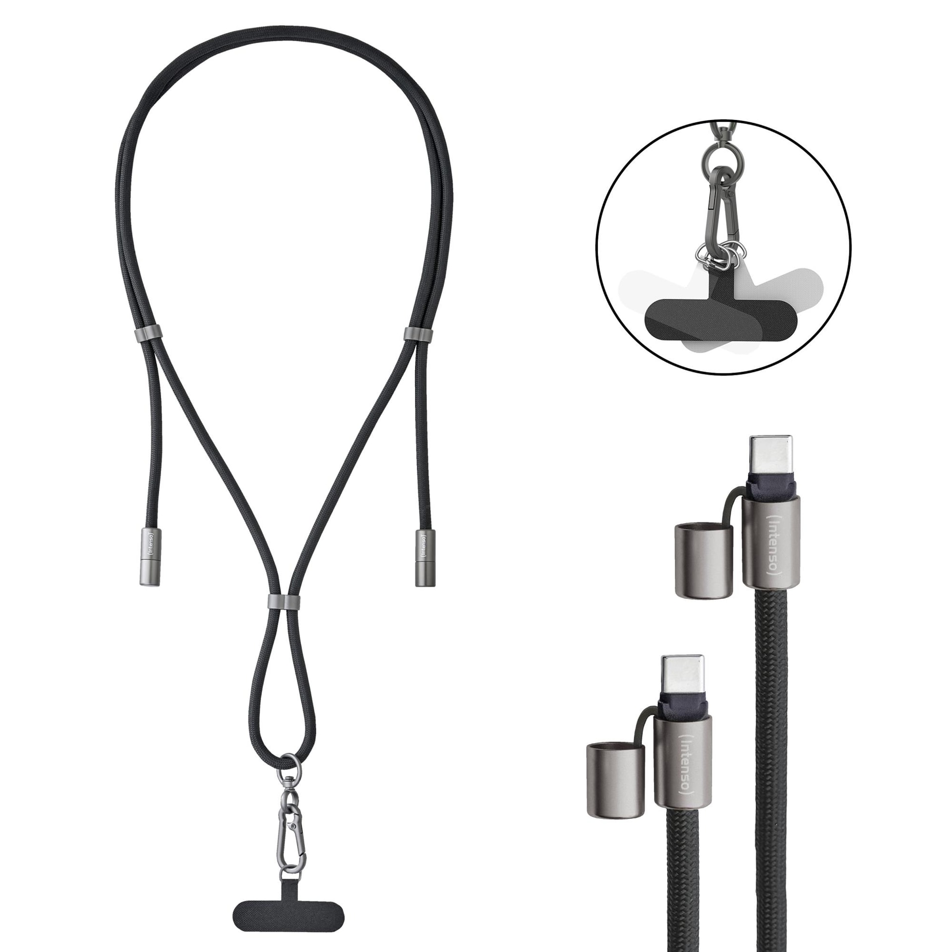 Intenso USB-C USB-C 1,65m kaabel must