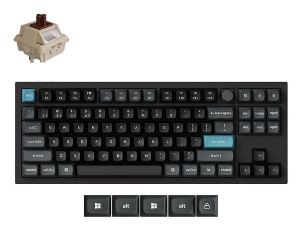 Keychron Q3 Ultra Wireless Mechanical Keyboard 80% Black