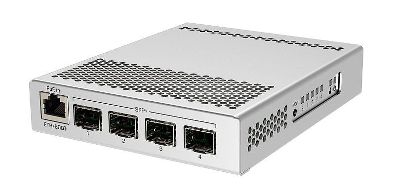 MikroTik CRS305-1G-4S+IN управляемый коммутатор с 4 SFP+