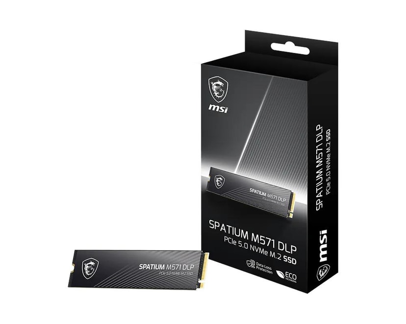 MSI SPATIUM M571 DLP PCIe 5.0 NVMe M.2 2TB SSD