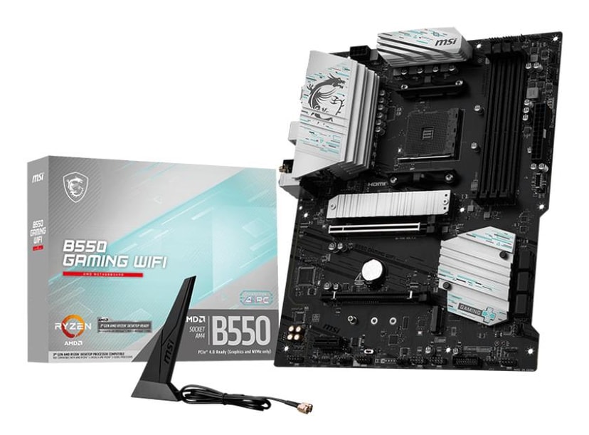 MSI B550 Gaming WiFi AMD emaplaat AM4 DDR4 ATX WiFi