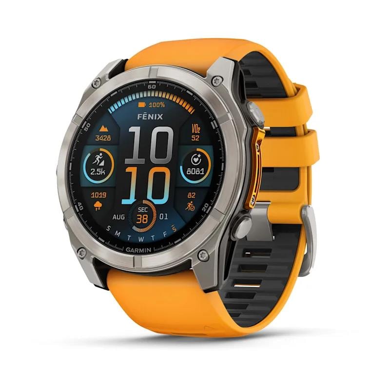 Garmin Fenix 8 Sapphire nutikell must/oranž