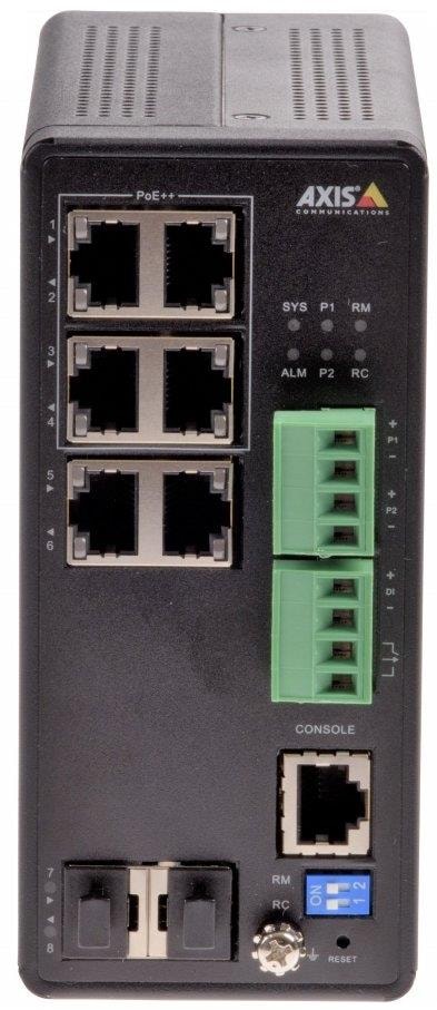 AXIS T8504-R сетевой коммутатор 4 порта PoE+