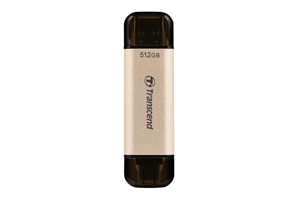 Transcend JetFlash 930C 512GB USB-mälupulk (kuldne)