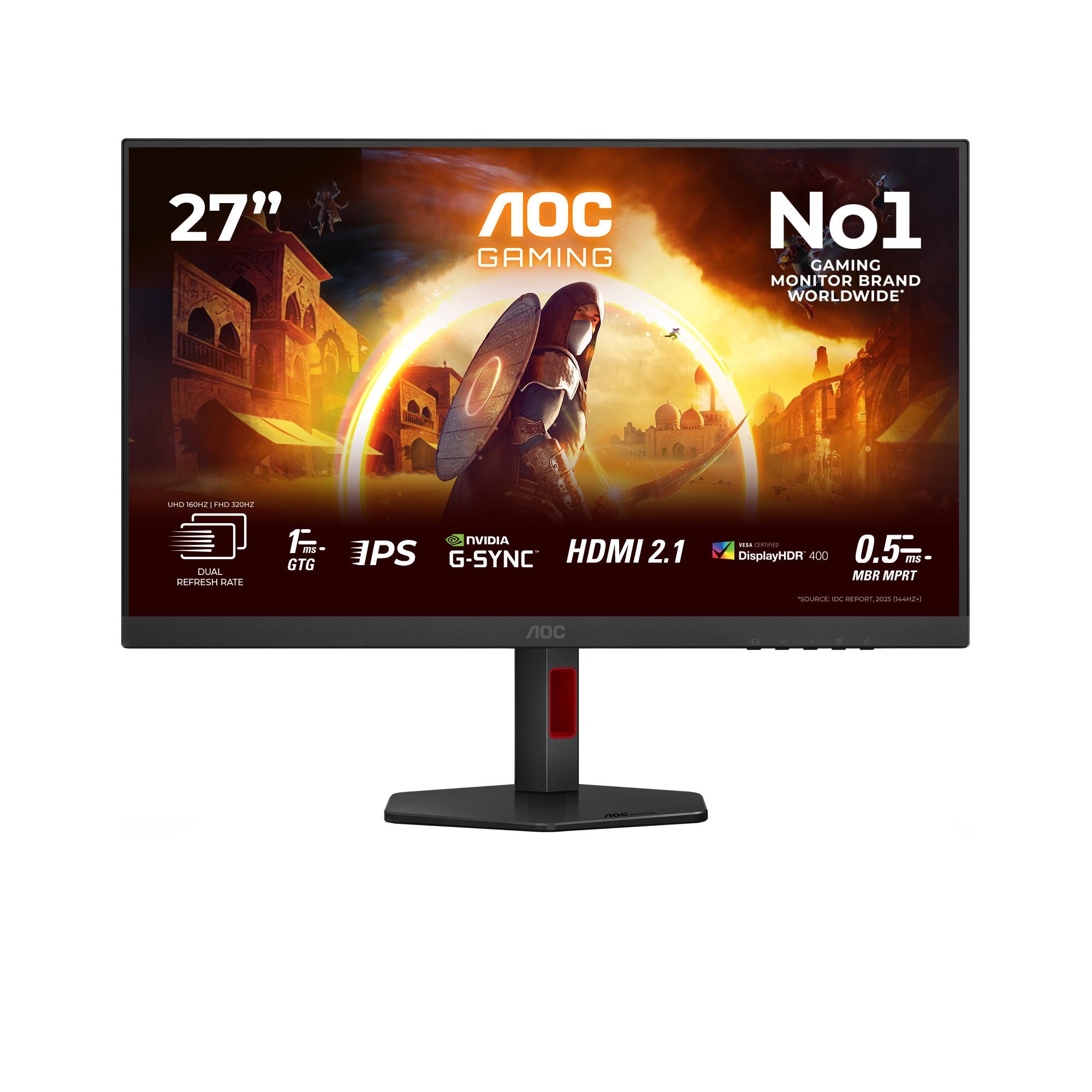 AOC U27G4R 27" 4K Ultra HD 320Hz LCD Monitor