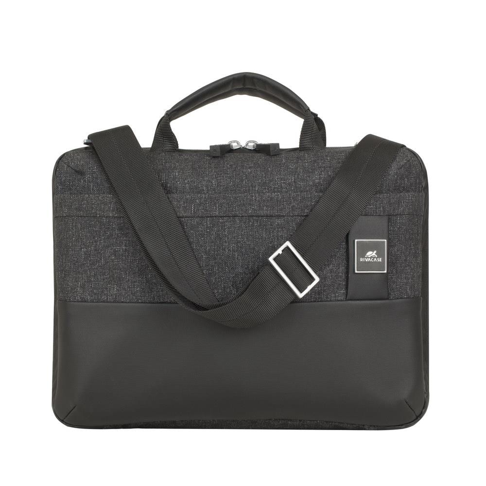 RIVACASE Lantau 13.3 Inch Laptop Case Black Mélange