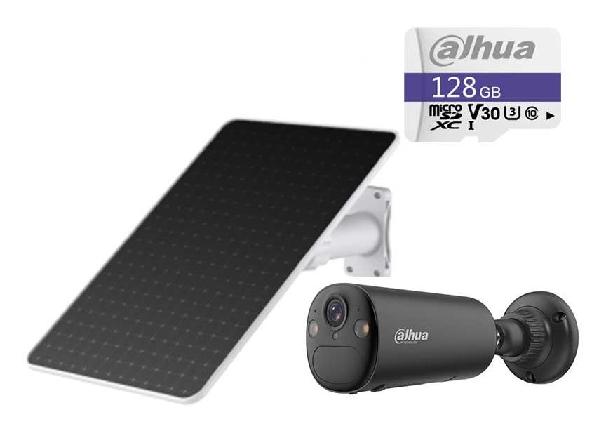 Dahua 4MP 4G уличная IP-камера с солнечной батареей и ночным видением