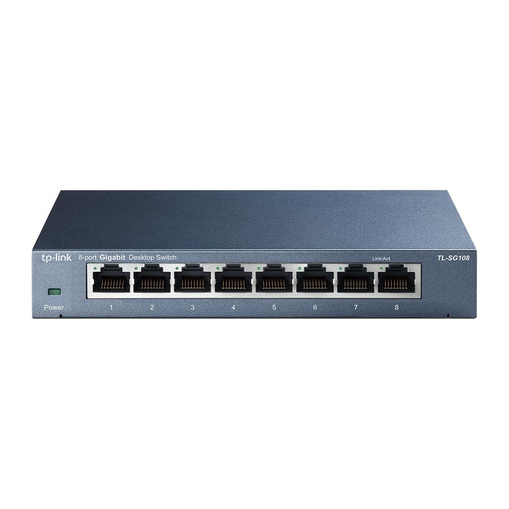 TP-LINK TL-SG108 võrguswitch 8 porti Gigabit