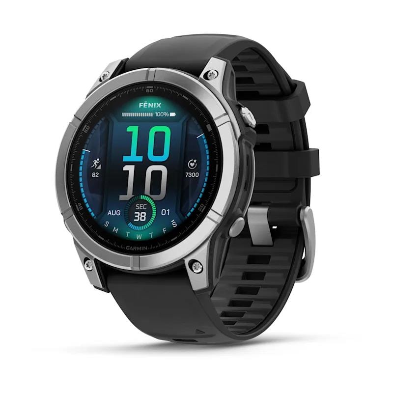 Garmin Fenix E nutikell (47 mm, must/roostevaba teras)