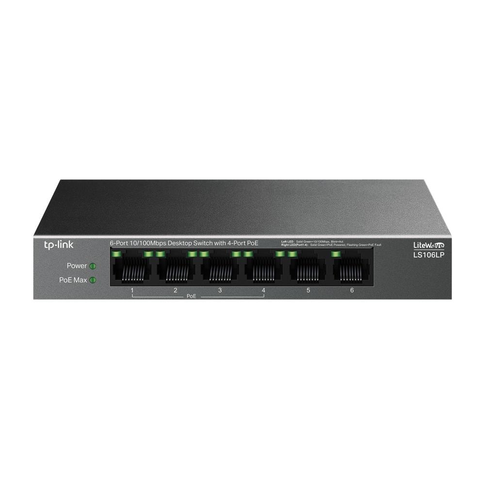 TP-Link LS106LP 6-pordine PoE switch Fast Ethernet