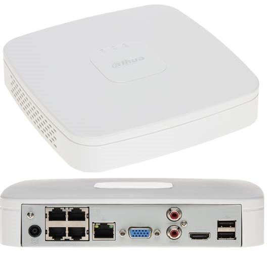 Dahua NVR4104-P-EI сетевой видеорегистратор 4 канала PoE 4K