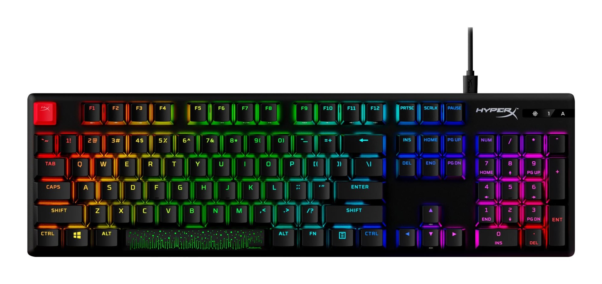 HyperX Alloy Origins PBT mehaaniline klaviatuur RGB