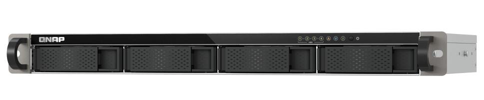 QNAP TS-433EU 4-kohaline 1U NAS-salvestus 4GB RAM 2×2,5GbE