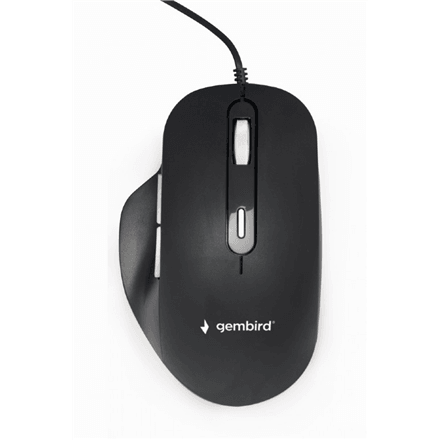 Gembird MUS-6B-02 Optical USB LED Mouse Black