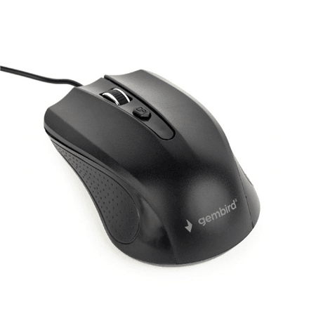 Gembird MUS-4B-01L optika hiir USB must