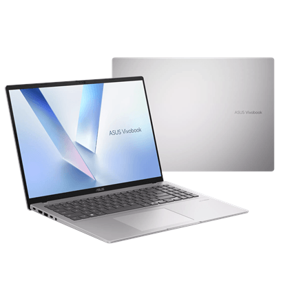 Asus Vivobook 16 M1607KA Cool Silver AMD Ryzen AI 5 laptop