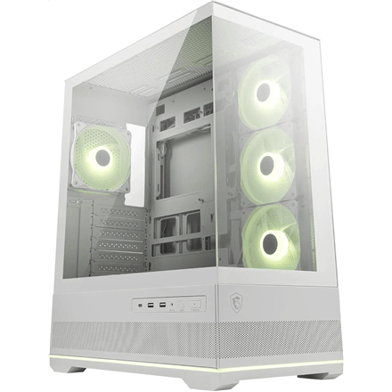 MSI MAG PANO 110R PZ mid-tower PC case white