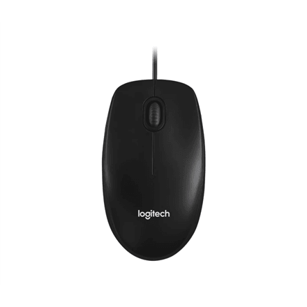 Logitech M100 optical mouse wired black