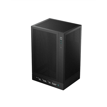 Deepcool CH170 DIGITAL Mini ITX Gaming PC Case Black