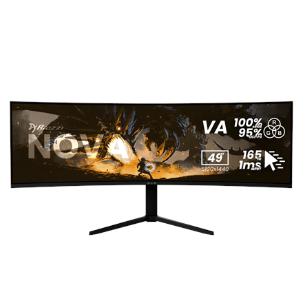 Arozzi Nova 49" 5120x1440 165Hz монитор для игр