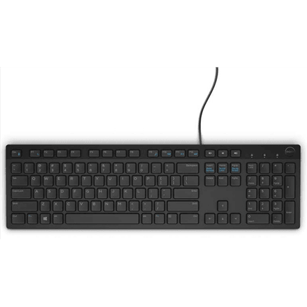 Dell KB216 Multimedia Wired Keyboard NORD Black