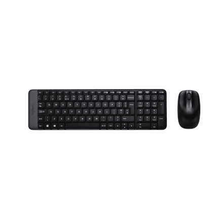 Logitech MK220 Wireless Keyboard and Mouse черный