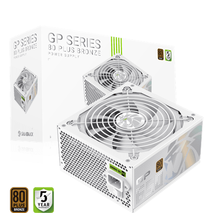 Gamemax GP 650B WH 650W Bronze PSU power supply
