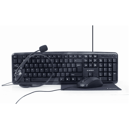 Gembird KBS-UO4-01 4-in-1 office komplekt klaviatuur