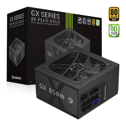 Gamemax GX 850GF 850W Gold modulaarne toiteplokk