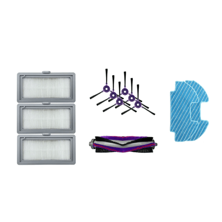 Midea I5C Spare Parts Kit – 6 Side Brushes, Main Brush, HEPA Filters