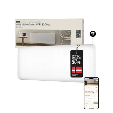 Mill PA2000WIFI4 Smart WiFi Panel Heater 2000W White