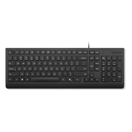 Lenovo Essential черная проводная клавиатура литовская раскладка