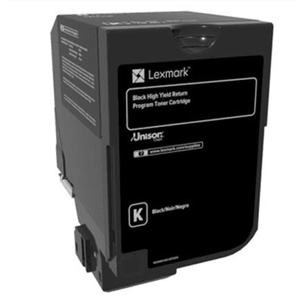Lexmark 20K Black Return Program mustvalge laser kassett