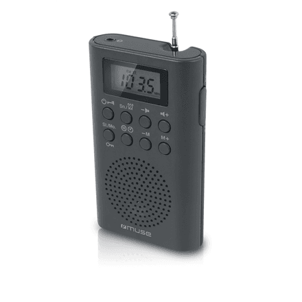 Muse M-03R taskuraadio digitaalse PLL-tuuneriga, must