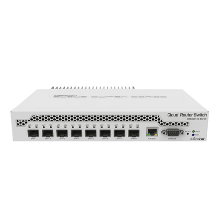 MikroTik CRS309-1G-8S+IN web managed switch with 8 SFP+
