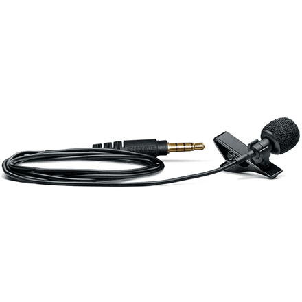Shure MVL Lavalier Microphone for Smartphone or Tablet, 3.5 mm