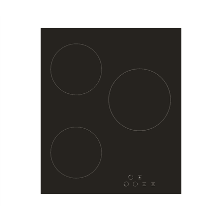 Simfer H4.030.DECSP 3-zone vitroceramic hob black