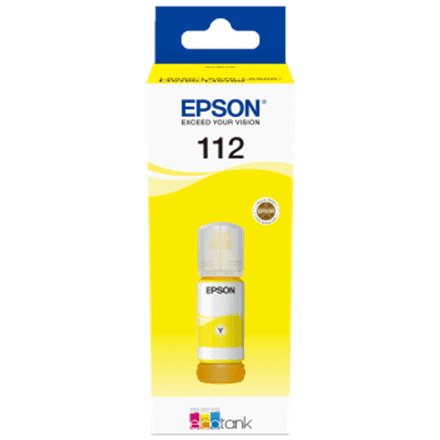 Epson 112 EcoTank Pigment Yellow Ink Bottle 70ml