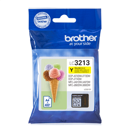 Brother LC3213Y kollane kassetid 400 lehte