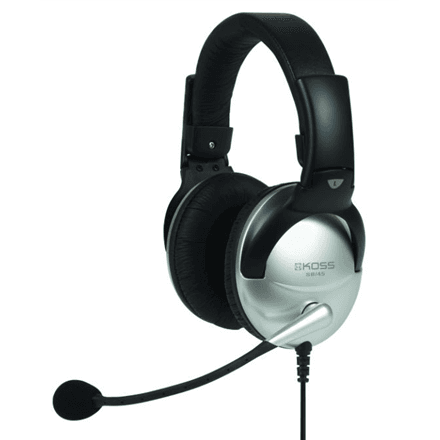 Koss SB45 wired on-ear headphones with noise canceling
