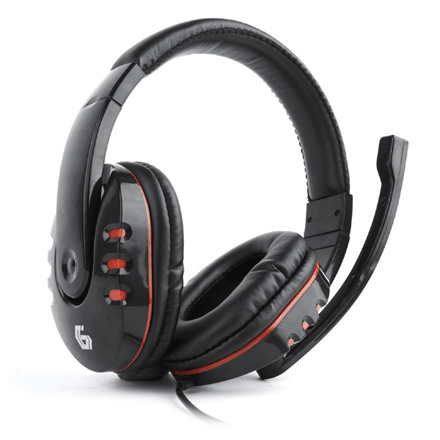 Gembird Gaming headset with volume control, 3.5mm