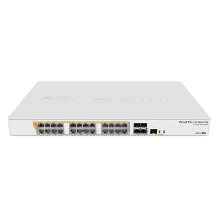 MikroTik CRS328-24P-4S+RM PoE+ managed switch