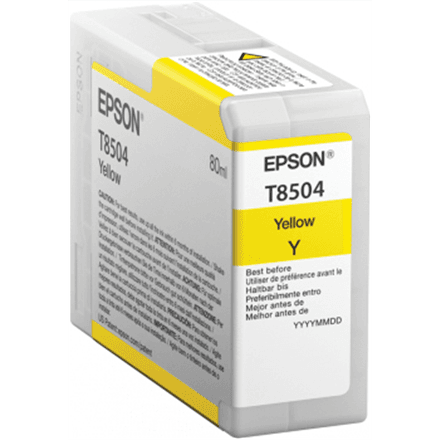 Epson T8504 картридж жёлтый 80 мл